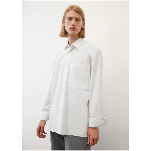 фото Рубашка мужская, marc o’polo, 228720642228, размер: m: цвет: белый (100) marc o'polo