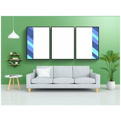 фото Набор модулных постеров для интерьера "ткань, текстура, текстиль" 60x90 см. в тубусе, без рамки lotsprints