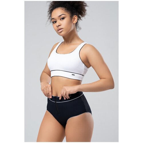 фото Купальник раздельный opium sf-55, черно-белый (размер: s)