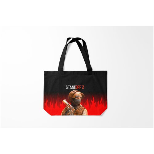 фото Сумка-шоппер / 46х35 см / геймерам / standoff 2 стандофф z burnettie