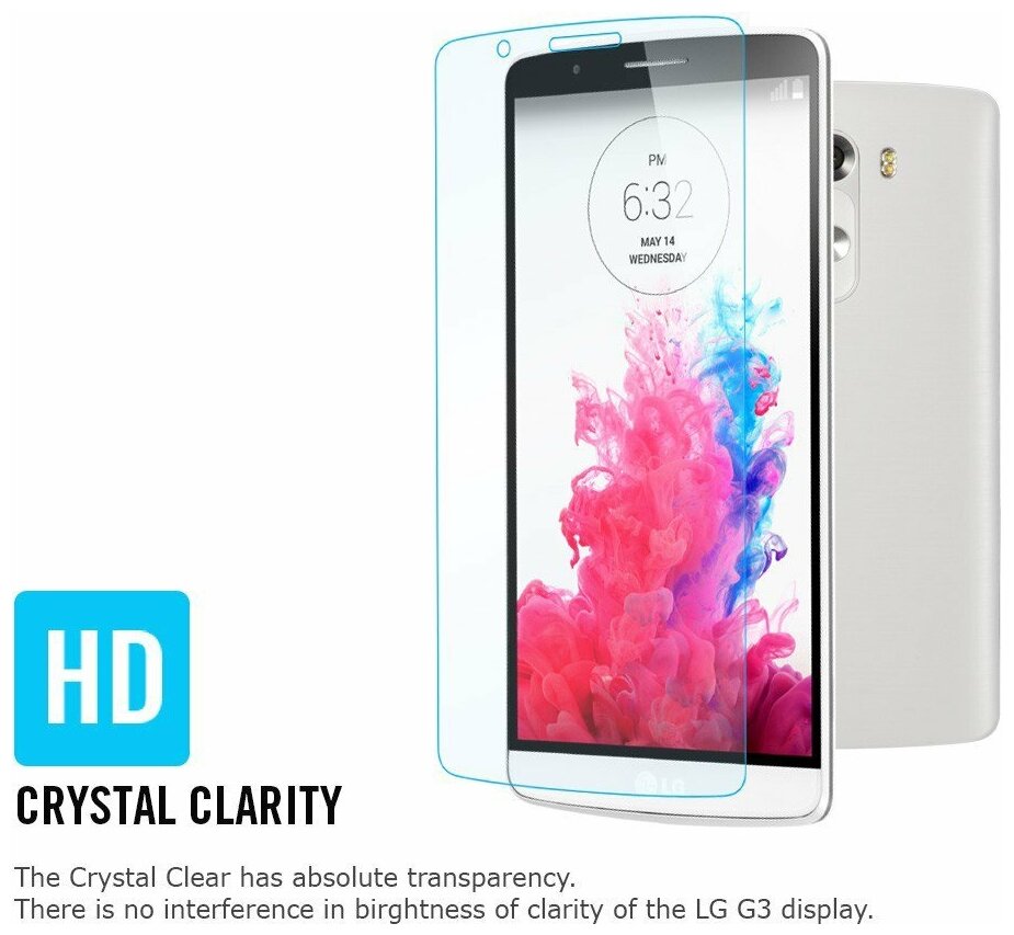 Защитная пленка SPIGEN для LG G3 - Steinheil - Ultra Crystal - SGP10856