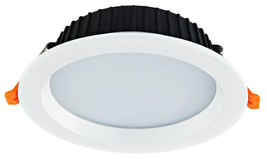 Donolux LED Ritm cветильник встраиваемый, 15W, 1287Lm, D180xH58мм, со сменой цвета 3000-6000К, IP44,