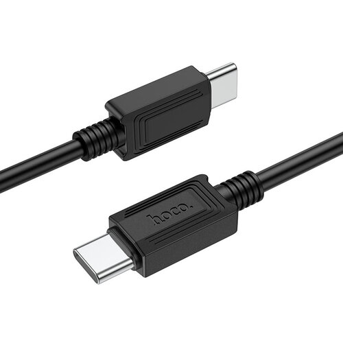 Кабель Hoco X73 Type-C - Type-C, 1 м, 1 шт., черный usb c кабель hoco x73 type c 3а pd60w силикон 1м черный