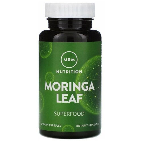 MRM Nutrition Moringa Leaf (листья моринги) 60 веганских капсул