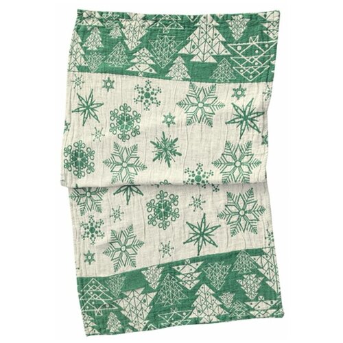 фото 56х110 новогоднее банное полотенце елки green полотенце 56х110 белорусский лён