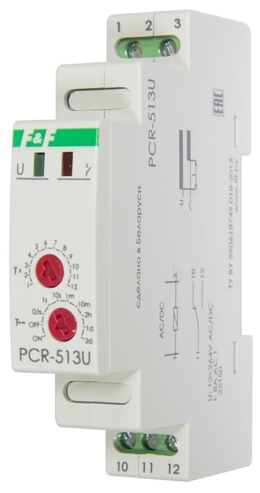 F&F PCR-513U реле времени однокомандное