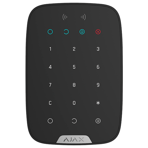 Беспроводная сенсорная клавиатура AJAX KeyPad Plus (черный)