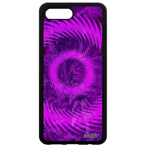 фото Ударопрочный чехол для смартфона // honor 10 // "мандала спираль" кольцо дизайн, utaupia, фуксия