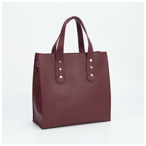 фото Сумка женская, отдел на молнии, цвет бордовый mikimarket