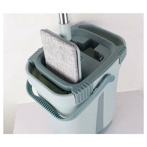 Комплект для уборки Mop Scratch Cleaning mop швабра и ведро для отжима