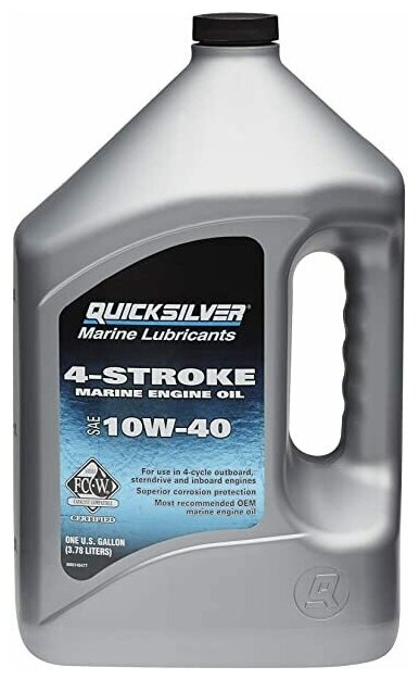 Масло Quicksilver 4-тактное 15W40 Mineral 4 л