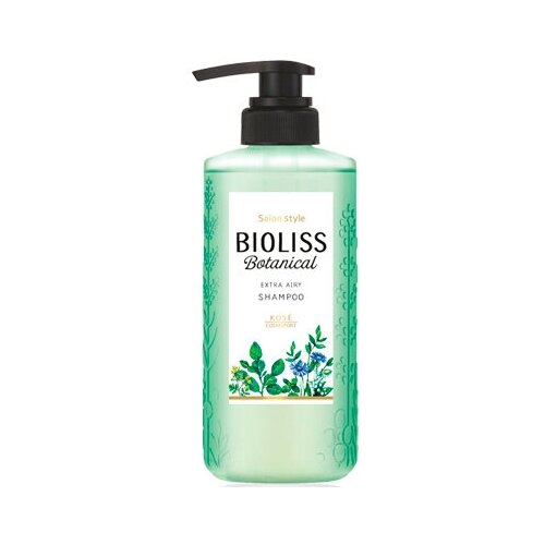 Купить Bioliss botanical extra airy шампунь для придания объема волосам, с ароматом свежих трав и цитрусовых, 480 мл, Kose Cosmeport