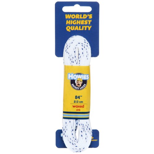 Шнурки хоккейные Howies профессиональные с пропиткой белые (84