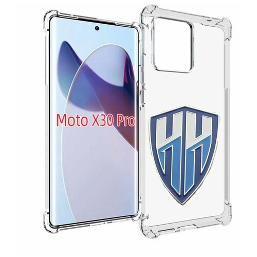 Чехол MyPads фк нижний новгород мужской для Motorola Moto X30 Pro задняя-панель-накладка-бампер