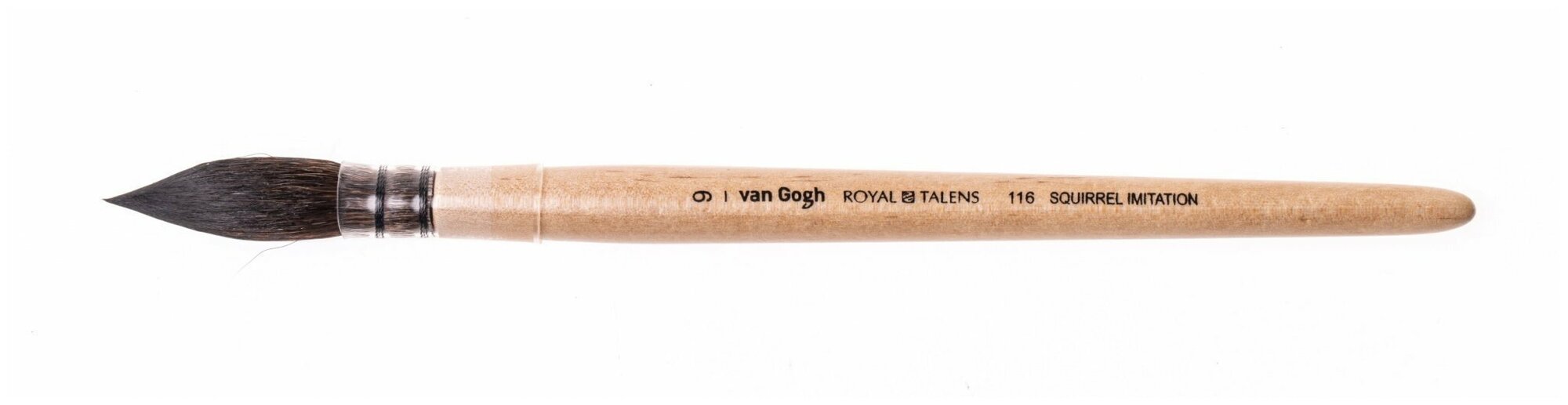Кисть белка №9 круглая "VanGogh 116" (VG-116-S-9) Royal Talens - фото №1
