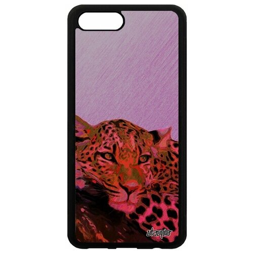 фото Чехол для honor v10 / view 10, "леопард" кошачьи пантера utaupia
