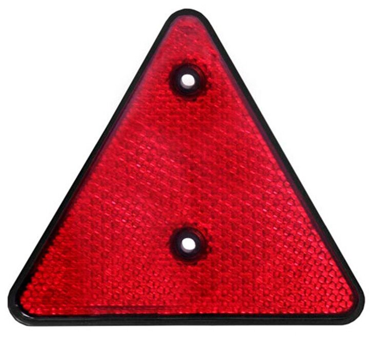Катафот треугольный красный фп-401Б 140х140мм