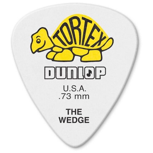 Медиаторы 0.73 мм. Dunlop Tortex Wedge 424R073 72Pack