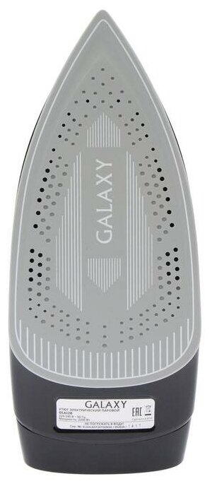 Утюг Galaxy GL 6128, 2200 Вт, керамическая подошва, 30 г/мин, 150 мл, фиолетовыйВ наборе1шт