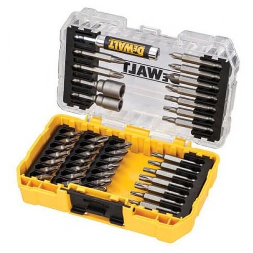 Набор бит DeWALT DT70705-QZ, 40 предм., желтый биты kwb 121001 ph1 industry 25 мм 3 шт