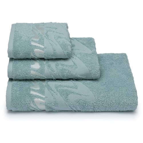 фото Полотенце brilliance - 40х60, 50х90, 70х130 см - цвет 14-4908 - зеленый (комплект - 3 шт) дм