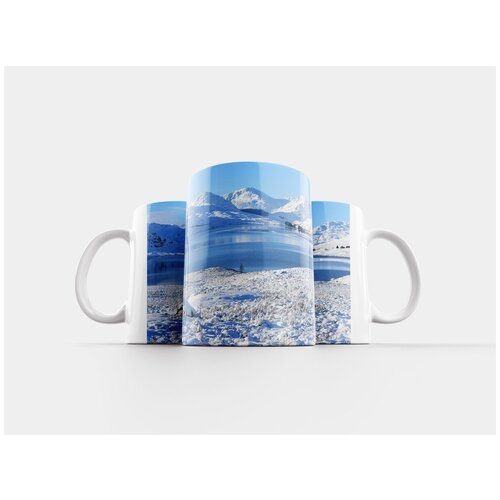 фото Кружка "шотландия, озеро, снег" 320 мл lotsprints