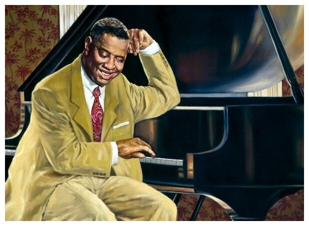 Постер на холсте Арт Татум (Art Tatum) 41см. x 30см.