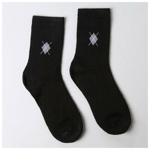 Носки Happy Frensis, размер 41/44, черный мужские носки babushka классические воздухопроницаемые размер 27 29 красный