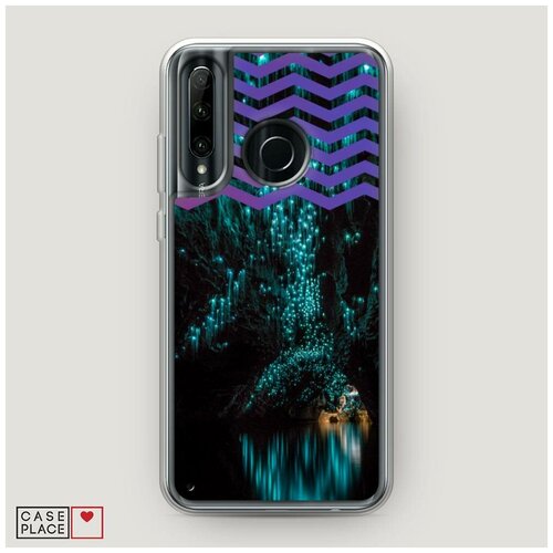 фото Жидкий неоновый чехол "сумеречная красота" на honor 20e / хонор 20е case place