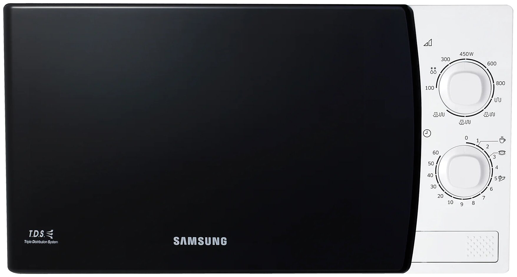 Samsung Me81krw-1/bw white Микроволновая печь (Объем 23л, мощность 800 Вт) (me81krw-1/bw) .