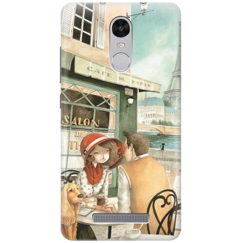 фото Re:pa накладка transparent для xiaomi redmi note 3 / note 3 pro с принтом "sweet paris"