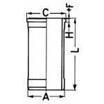 Гильза цилиндра KOLBENSCHMIDT 89417110 - изображение