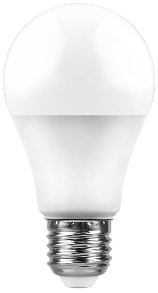 Лампа светодиодная FERON LB-92 арт. 25458, A60 (шар) 10W E27 4000К (белый) 230V