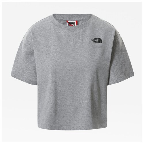 фото Футболка the north face w cropped sd tee серый s ta4sycdyx