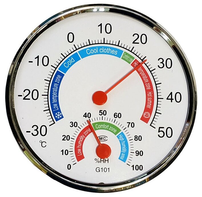 Термометр гигрометр стрелочный G101