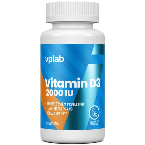 VPLab Vitamin D3 капс., 600 МЕ, 240 шт.