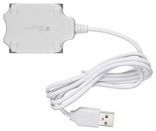BURO Разветвитель USB 20 Buro BU-HUB4-05-U20-Candy 4порт серебристый