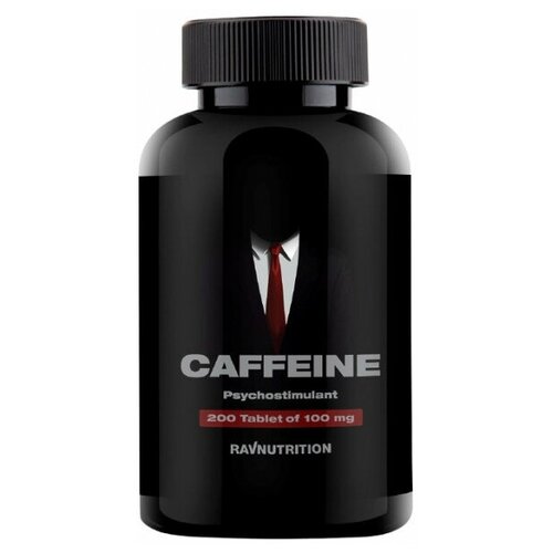 RavNutrition Caffeine 100 мг 200 таблеток кофеин 4me nutrition caffeine 200 мг 120 таблеток нейтральный