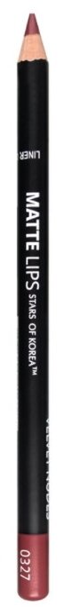 Art Soffio карандаш для губ  Matte Lips 820L, 0327 Velvet Nudes