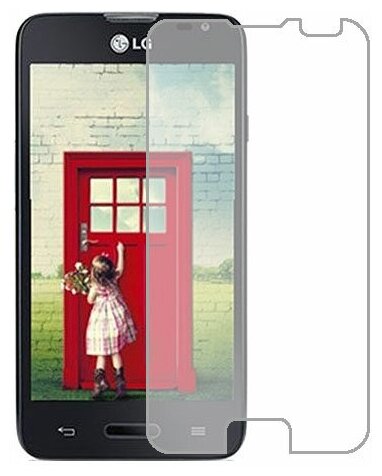 LG L70 D320N защитный экран Гидрогель Прозрачный (Силикон) 1 штука