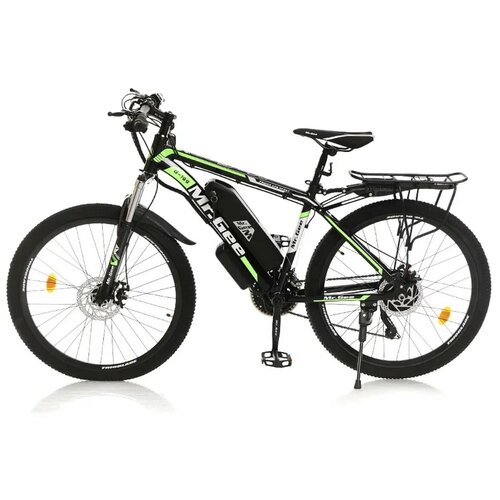 Электровелосипед Mr. Gee G-199, 7 скорость, черно-зеленый