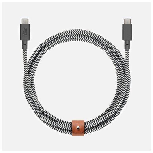 Native Union BELT Cable Type C (USB - C to USB - C) Zebra