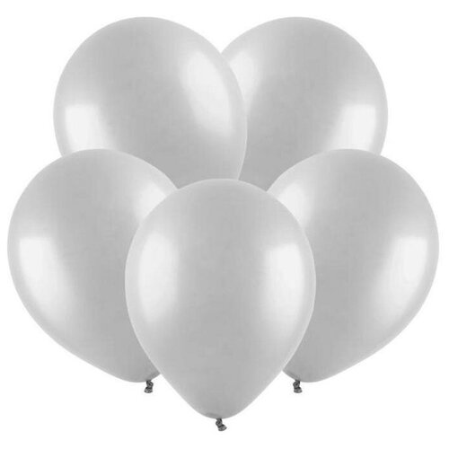 фото Шар латексный 12" пастель, серый, набор 100шт. веселуха