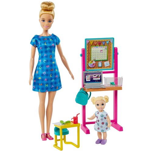 Игровой набор Barbie Профессии, 29 см, DHB63 воспитатель детского сада блондинка игровой набор barbie профессии 29 см dhb63 детский врач 4