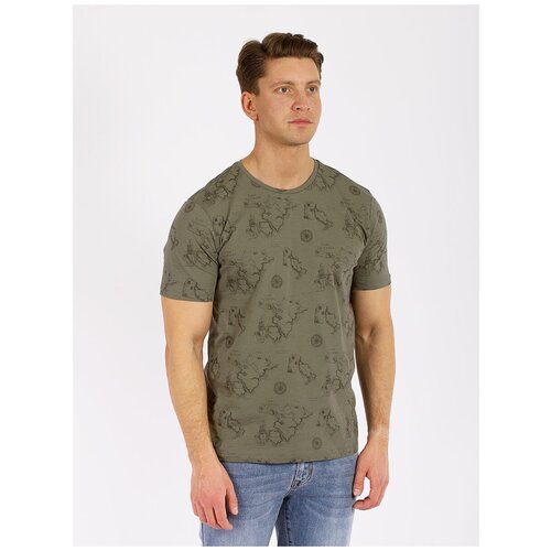 Футболка MCL хаки, размер 2XL