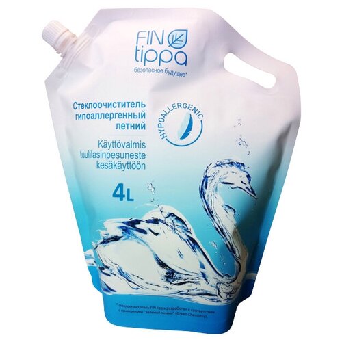 Автоочиститель стекол FIN TIPPA Гипоаллергенный летний 4л дой-пак