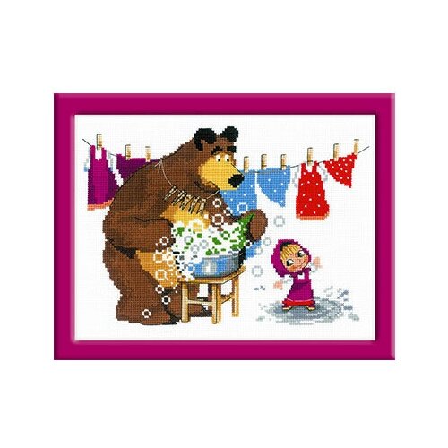 фото Набор для вышивания "riolis" "сотвори сама" 1566 "большая стирка!" 24 х 18 см риолис