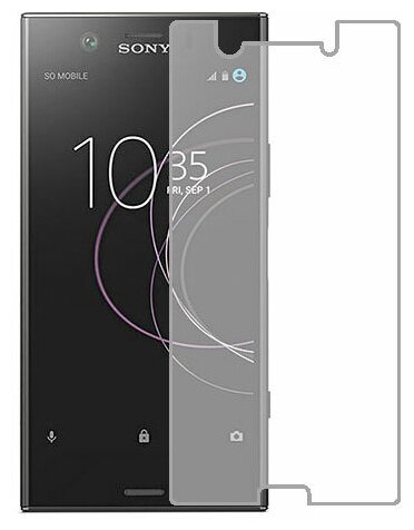 Sony Xperia XZ1 Compact защитный экран Гидрогель Прозрачный (Силикон) 1 штука