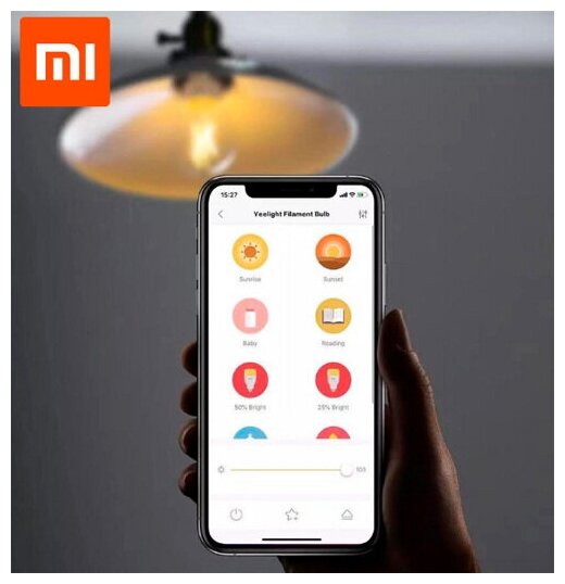 Лампочка Xiaomi Yeelight Smart LED Filament Bulb ST64 (YLDP23YL) (transparent) - фотография № 18