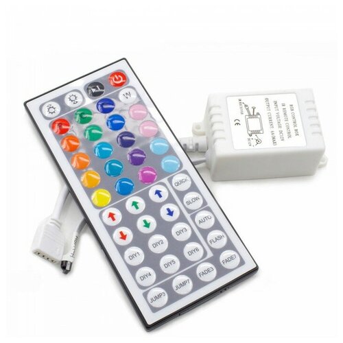 фото Контроллер для rgb светодиодной ленты с ик пультом 44 кнопки led-profit